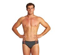 Arena Streak Slip Nuoto da Uomo, Asphalt-Floreale/Grigio, 52