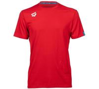 Arena T-shirt Team Uomo Rosso XL - Maglietta Sportiva in Cotone