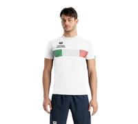 Arena T-shirt Unisex Italia FIN White