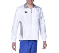 ARENA Team Line - Tuta termica leggera e leggera, da atletica, Unisex - Adulto Uomo, Giacchetto termico, 1D350, Bianco - Giacca, S