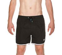 Arena Team Stripe Boxer da Uomo, Black-White-Black, Nero, XL
