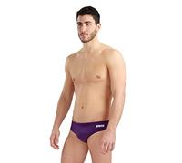 Arena Team Swim Slip Solid Bagno, Prugna-Bianco, 48 Uomo