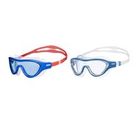 ARENA The One Mask Junior Occhialini Nuoto Anti-Appannamento per Bambini, Maschera Piscina con Grandi Lenti & The One Mask Occhialini Nuoto Anti-Appannamento Unisex Adulto, Maschera Piscina