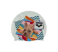 Arena Thoreau - Cuffia da nuoto in silicone, unisex, per adulti, per allenamento e corsa, 100% silicone, senza pieghe, colore: HD
