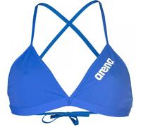 Arena top tie back solido blu/bianco 36