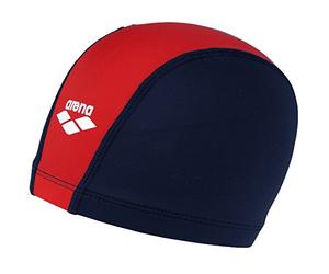 ARENA Unix JR Cuffia Piscina polyestere, Denim/Rosso/Bianco