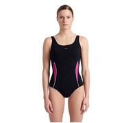 Arena W Alissa U Back One Piece Low Cut C-cup Black-rose Violet-wh Taglia: 52 | Costumi da bagno Outlet | Donna | Nero