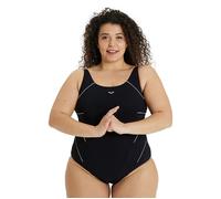 Arena W Jewel One Piece Plus Black-white Taglia: 1X | Costumi Interi Outlet | Donna | Nero