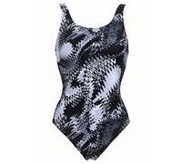 Arena W Zora U Back One Piece C-cup Black Multi Taglia: 40 | Costumi Interi Outlet | Donna | Nero