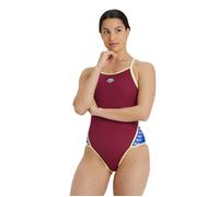 Arena Women's Icons Super Fly Back Solid Burgundy-neon Blue- Taglia: 40 | Outlet | Donna | Marrone