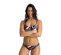 ARENA Women's Standard Rule Breaker Real Brief MaxLife Bikini Bottom, Freak Rose, S