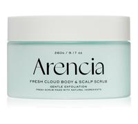 Arencia Fresh Cloud scrub per il corpo e il cuoio capelluto, tè bianco e neroli