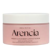 Arencia Fresh Cloud Scrub French, Esfoliante per il corpo e cuoio capelluto, Lavanda e Pera