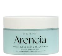 Arencia Fresh Cloud Scrub French, Esfoliante per il corpo e il cuoio capelluto, Menta & Giglio