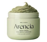 Arencia Detergente per il viso coreano al riso Mochi, maschera per il viso, detergente schiumogeno, scrub delicato tutto in uno, pulizia profonda, idratante, minimizzazione dei pori, rimozione dei