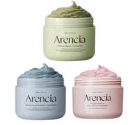 Arencia - Fresh Green & Royal Roseship & Royal Blue Rice Mochi Cleanser - 120g (3ea) Set