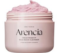 Arencia Detergente viso e scrub quotidiano al riso e alla rosa canina, idratante, esfoliante e pulizia profonda, per tutti i tipi di pelle, con polvere di riso e acqua di riso (120 g)