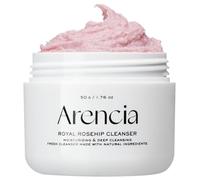 Arencia Riso Mochi - Detergente viso con rosa canina, esfoliante quotidiano, idratante, pulizia profonda per tutti i tipi di pelle, con polvere di riso e acqua di riso, 50 g