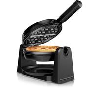 Arendo - Piastra per waffle belga - 1000 Watt - Macchina per waffle - Rivestimento antiaderente - Termostato - Protezione contro il surriscaldamento - Senza BPA