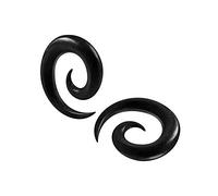 Areng - Set di 2 dilatatori a spirale in legno per lobo, misure a scelta, Legno