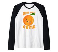 Aren't You A Cutie Kawaii Arancia Agrumi Maglia con Maniche Raglan