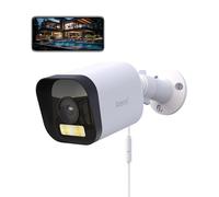 ARENTI 2,5K/4MP Telecamera Wi-Fi Esterno, 2,4GHz Telecamera Sorveglianza Esterno, Impermeabile IP65, Audio Bidirezionale, Rilevamento Intelligente, Registrazione 24/7, Compatibile con Alexa