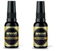 AREON Black Force Deodoranti per auto Spray Nero Fougere Confezione da 2