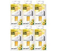 Areon Clima Deodorante Ambiente Dolce Vaniglia Filtri Condizionatori Profumati Casa Giallo (Sweet Vanilla Set di 3)