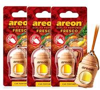 AREON Fresco Deodorante Auto Tutti Frutti Tropical da Appendere Specchietto Pendente Boccetta Arancia Legami 3D (Set x 3)