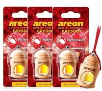 AREON Fresco - Deodorante per Auto a Forma di Anguria, 4 ml, Confezione da 3