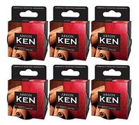 Areon Ken Deodorante Auto Mela Cannella Dolce Ambiente Profumatore Contenitore Scatola Originale Profumo Interni Casa 3D ( Apple and Cinnamon Set x 6 )
