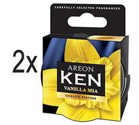 Areon Ken Deodorante Auto Vaniglia Mia Dolce Ambiente Profumatore Contenitore Scatola Originale Profumo Interni Casa 3D ( Vanilla Mia Set x 3 )