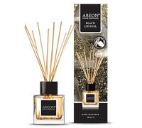 Areon Profumo per la casa Profumo a lunga durata con elegante design diffusore a bastoncini, cristallo nero, 50 ml