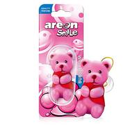 AREON Smile Deodorante Auto Bubble Gum Orso Rosa Divertente da Appendere Specchietto Retrovisore Simpatico 3D (Bubblegum Confezione da 1)