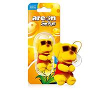 Areon Smile Deodorante Auto Vaniglia Cane Giallo Divertente Da Appendere Specchietto Retrovisore Simpatico 3D (Confezione da 1)