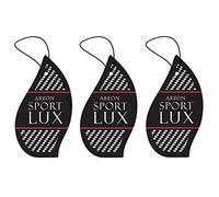 Areon Sport Lusso Platino Deodorante Profumo Auto Nero Pendente Cartoni 2D Set ( Platinum Pack x 3 )
