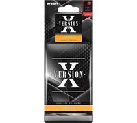 Areon X Profumo Auto Vaniglia Deodorante Dolce Originali Nero Da Appendere Pendente Specchietto Retrovisore Cartoni 2D Casa Set ( Vanilla Pack x 6 )