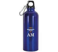 Areonautica Militare Borraccia Blu Acciaio 750ml Moschettone Articolo Ufficiale