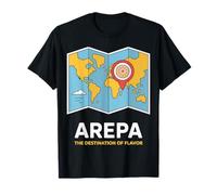AREPA Map Design - La destinazione del Gusto Maglietta