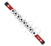 ARES 33011 - Set di 8 chiavi a testa svasata SAE per piede di cavolo, 3/8", chiavi a testa svasata da 3/8" a 7/8" - 6 punti, design con chiave a piede di cavolo, include guida di stoccaggio