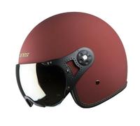 Ares A-5 Aviator Opaco Granata Con Oro Visiera Viso Aperto Taglia M 580mm