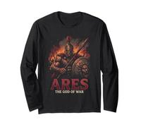 Ares Dio del Coraggio e della Guerra Mitologia Greca spartana Maglia a Manica