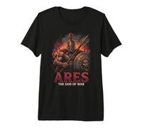 Ares Dio del Coraggio e della Guerra Mitologia Greca spartana Maglietta Premium