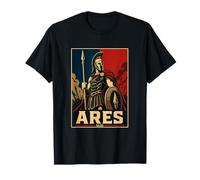 Ares Dio Greco Guerriero Spartano Leggenda Maglietta
