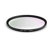 Ares Foto® Filtro UV MC. Alluminio e vetro ottico. Idrorepellente e antigraffio. Per Canon Sony Nikon Leica Fujifilm Panasonic Pentax Sigma Tamron Pentax (72mm)