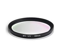 Ares Foto® Filtro UV MC. Alluminio e vetro ottico. Idrorepellente e antigraffio. Per Canon Sony Nikon Leica Fujifilm Panasonic Pentax Sigma Tamron Pentax (49mm)