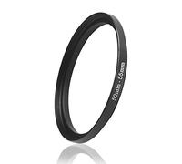 Ares Foto® STEP UP Filter Adapter, anello adattatore del filtro, In alluminio fresato a CNC (52mm - 55mm)
