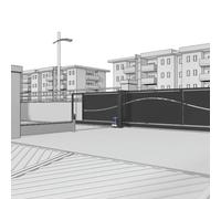 ARES ULTRA BT A1500 KIT BFT completo 24 V per cancelli scorrevoli