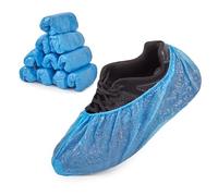 Areso Copriscarpe Monouso Impermeabili, Calzari Usa e Getta, Blu, 100 Pz
