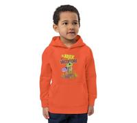 Arex & Vastatore Felpa Ecologica con Cappuccio per Bambini - 100% Cotone Bio e Poliestere Riciclato - Morbida e Calda, con Tasca Frontale e Cappuccio Foderato - Pullover Ragazzo per Scuola e Sport